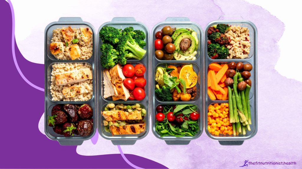 fit nutritionist nutritious meals in containers