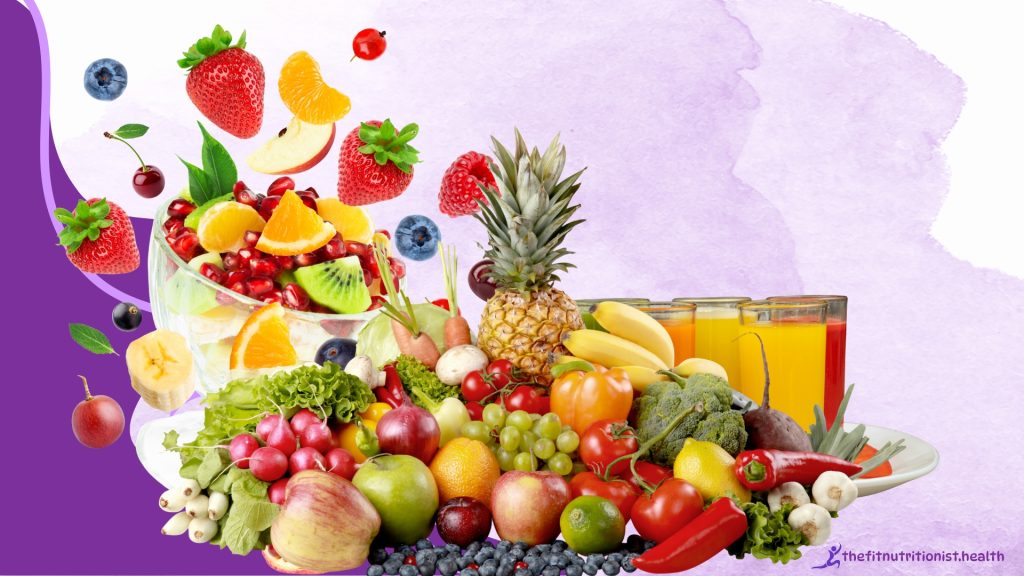 fit nutritionist fruits and healthy juices